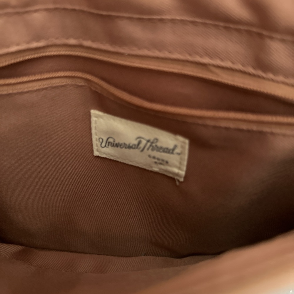 Universal Thread Elegant Tan Leather Crossbody Bag - image 2